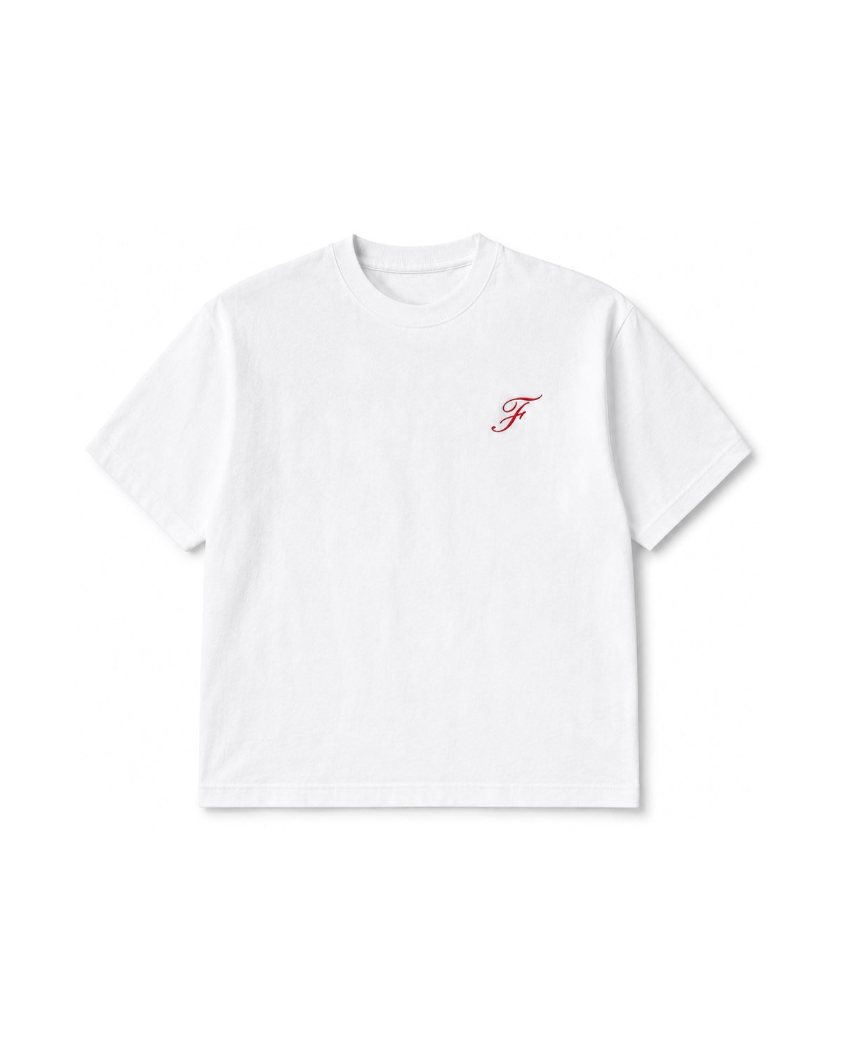 Blurred White Tee